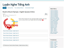 Tablet Screenshot of luyennghetienganh.com
